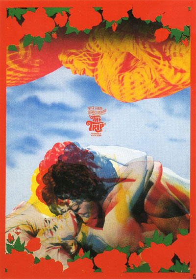 Poster for Roger Corman's The Trip by Tadanori Yokoo