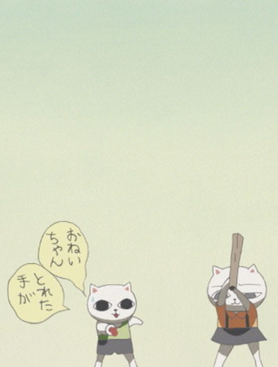 Nyāko and Nyatta cats from Nekojiru