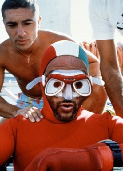 Marc Duret and Jean Reno from The Big Blue, 1988
