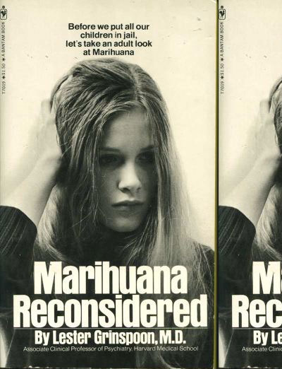 Cover of Marihuana Reconsidered by Lester Grinspoon, 1971