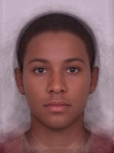 Composite of average male face