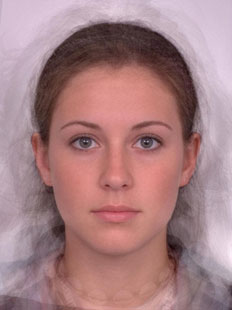 Composite of average female face